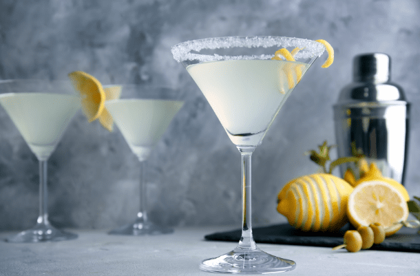 Lemon Drop Martini virtual happy hour
