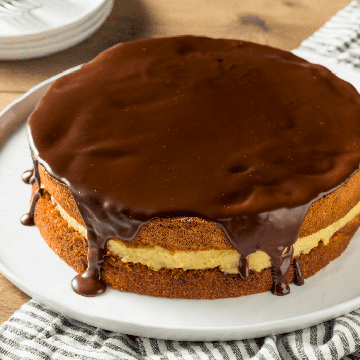 international woman day BOSTON CREAM PIE