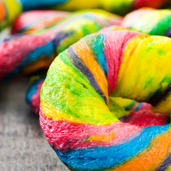 pride month cooking workshop bagel