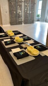 Boston in person team building setup