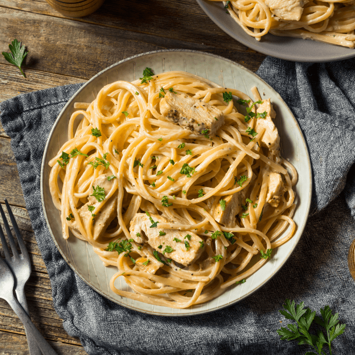 Virtual Cooking July Specials CHICKEN ALFREDO